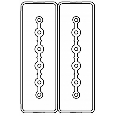 LTC25MSP41AA000 | Секция прямая 2+2 точек отвода L=3000мм, Cu, 6P+6P, 25A
