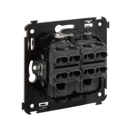 4412124 | Инвертор двухклавишный в стену, Avanti, Черный матовый-3