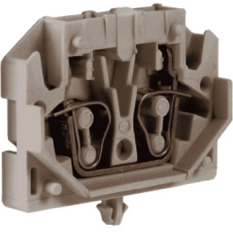 ZHP160GR | HPC.2GR, мини зажим, проходной 2,5 кв.мм серый