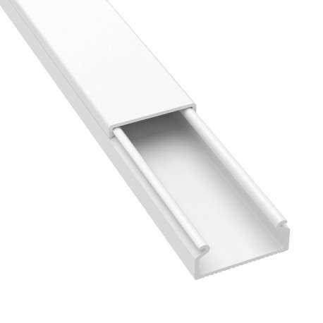 00317R | TMC 22x10 Миниканал белый (розница 16 м в пакете, 6 пакетов в коробке)-1