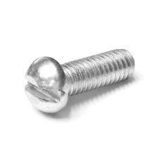 Винт с плоским шлицем М6х20, нержавеющее AISI 316L