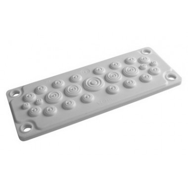 R5HTC25 | Кабельный ввод, пластик V0 UL94, IP65, +130 - 40, 25 отверстий