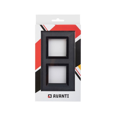 4407854 | Рамка из металла, "Avanti", графитовая, 4 модуля-4