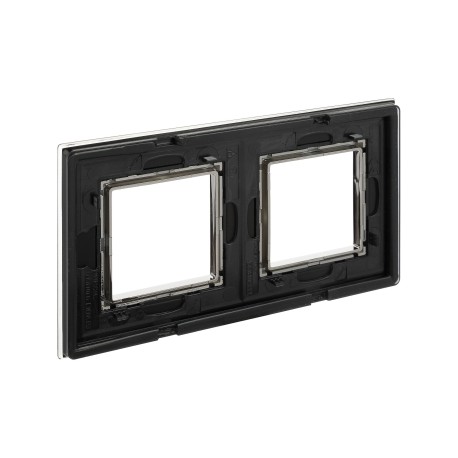 4402824 | Рамка из натурального стекла, "Avanti", черная, 4 модуля-3