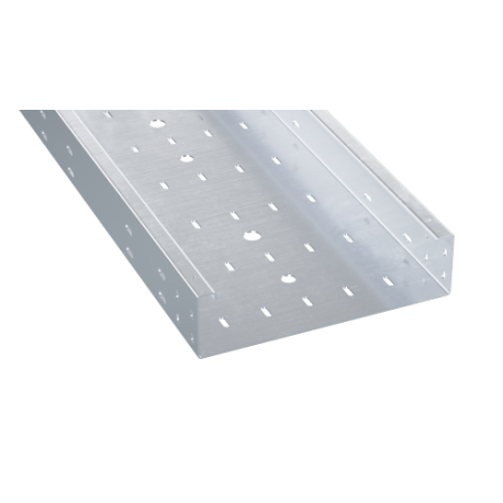 ISV1060C | Лоток перфорированный 600х100, L=3000, 1.0мм, нержавеющая сталь