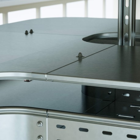 35520HDZ | Крышка на лоток с заземлением осн.50, L=3000, 0.7мм, горячеоцинкованное-2