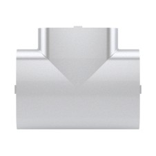 Тройник 90х50 мм, цвет серый металлик