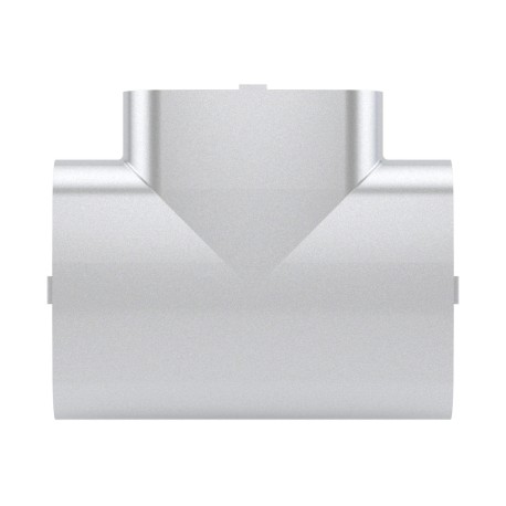 09506G | Тройник 90х50 мм, цвет серый металлик