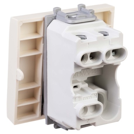 4405152 | Кнопка одноклавишная модульная, "Avanti", "Ванильная дымка", 2 модуля-3