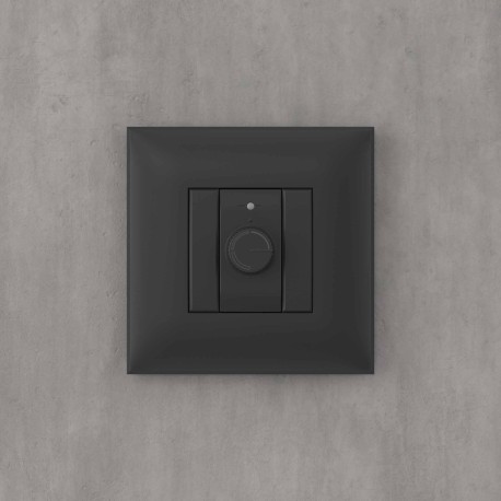 4412133 | Диммер поворотный в стену, Avanti, Черный матовый-4