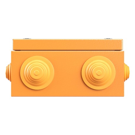 FSK31610 | Коробка ответвительная FS стальная с кабельными вводами, 150х150х80мм, 6р, 32A, 10мм2, IP55-1