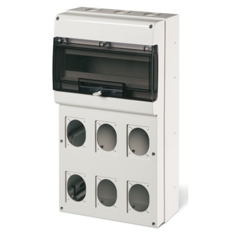 DIS6725616 | Корпус на 16 модулей и 6 постов с основанием 70х87 мм. Тип M550