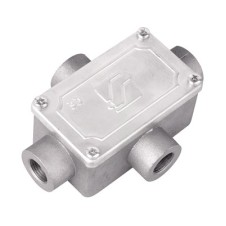 Коробка ответвительная алюминиевая, 4 ввода, М25х1,5 ,IP55, 118х83х42мм