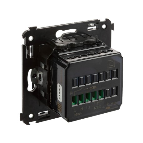 4402163 | Термостат для теплых полов в стену, Avanti, Черный квадрат-3