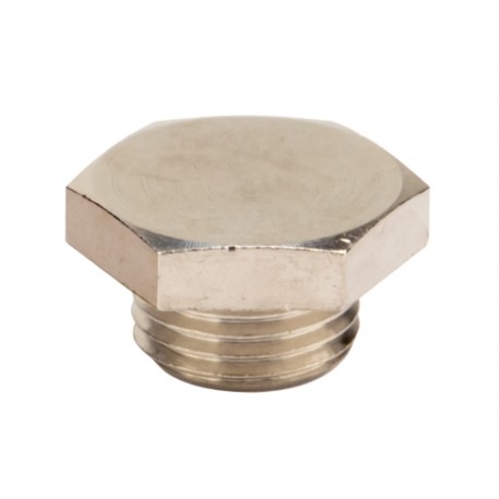 6050-16A | Заглушка M16x1,5, никелированная латунь