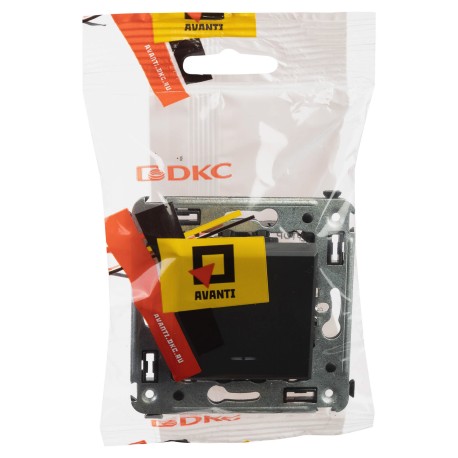 4412123 | Инвертор одноклавишный в стену, Avanti, Черный матовый-4