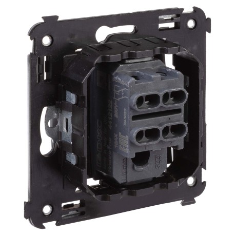 4412123 | Инвертор одноклавишный в стену, Avanti, Черный матовый-3