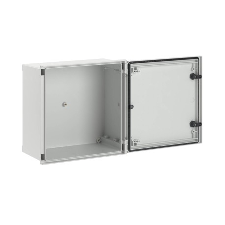 CN50442 | Цельный навесной шкаф из фибергласа без МП со сплошной дверью 400х400х200 мм-1