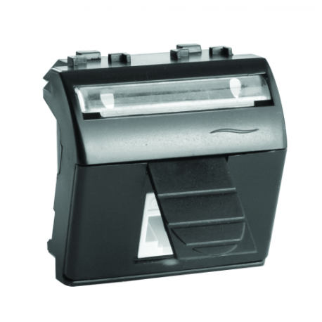 77202N | USB 2.0 со шторкой, Brava, черная, 2мод