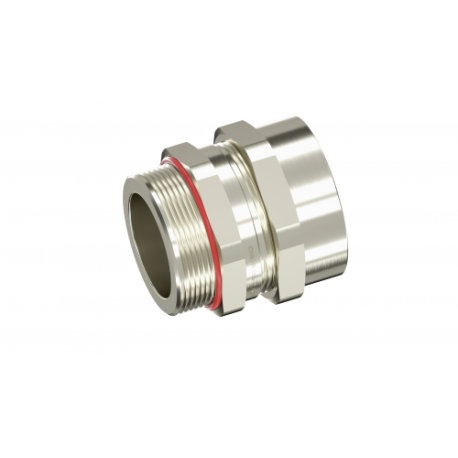 6018AASHKGM8SB | Ввод кабельный взрывозащищенный AAS под бронированный кабель, одно уплотнение M75х1,5 D45-54мм, латунь никелированная, IP66/68