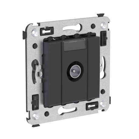 4412523 | Розетка TV оконечная в стену, Avanti, Черный матовый-1