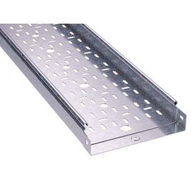 35257INOX | Лоток перфорированный 500х50, L2000, толщ. 1,0 мм, нержавеющее