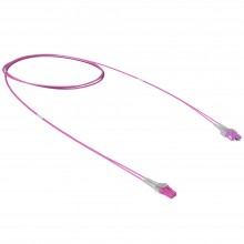 Оптический коммутационный шнур переходной Duplex SC-UPC/LC-UPC, 50/125 OM4, 3 м