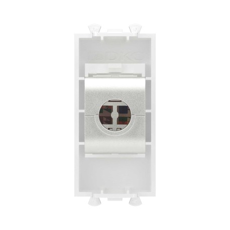 4400761 | Компьютерная розетка RJ-45 без шторки модульная, кат.5е экранированная, "Avanti", "Белое облако", 1 модуль-3