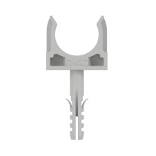 Держатель с защелкой и дюбелем, д.20мм, в упаковках по 5шт.