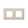 4420904 | Рамка Avanti, Белый жемчуг, 2 поста (4 мод.)
