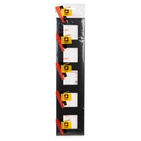 4412900 | Рамка Avanti, Черный матовый, 5 постов (10 мод.)-4