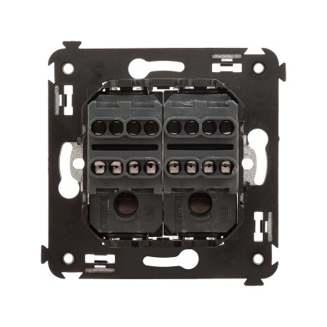 4412124 | Инвертор двухклавишный в стену, Avanti, Черный матовый-2