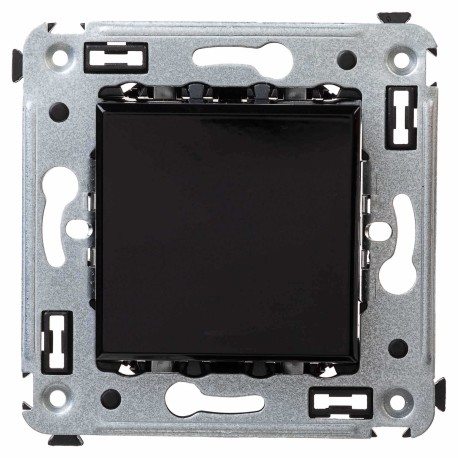 4402103 | Выключатель одноклавишный в стену, "Avanti", "Черный квадрат"