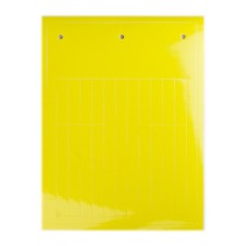 Табличка эластичная. Клейкое основание. Винил. Желтый