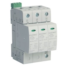 УЗИП, класс II, 3-полюсный, L1-L2-L3-PEN, 40кА, уд.контр.