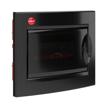 82508 | Щиток встраиваемый с дверцей 8 мод., IP41, черный