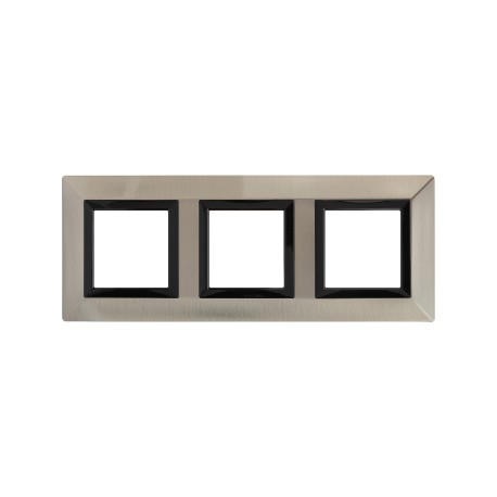 4409856 | Рамка из металла, "Avanti",  никелированная, 6 модулей