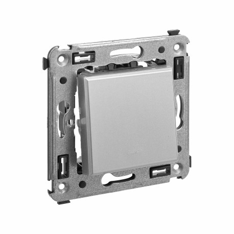 4404153 | Кнопка одноклавишная в стену, Avanti, Закаленная сталь-1