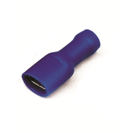 2B00TP | Наконечник плоский полностью изолир. (розетка) 1,5-2,5 кв.мм 2,8х0,8 мм (РППИ-М)