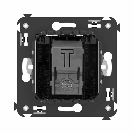 4402523 | Розетка TV оконечная в стену, Avanti, Черный квадрат-3