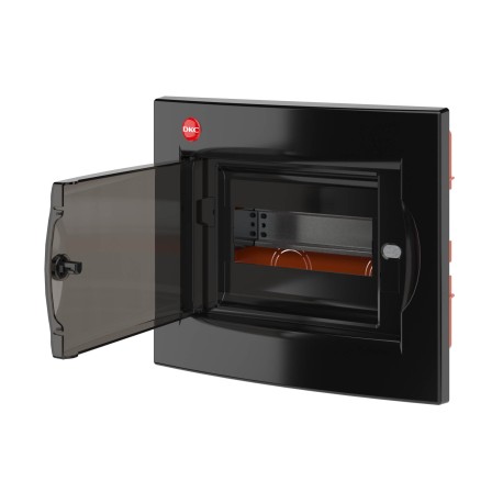 82508 | Щиток встраиваемый с дверцей 8 мод., IP41, черный-2