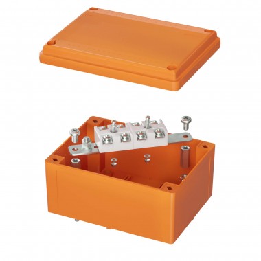 FSK20410 | Коробка ответвительная FS пластиковая с гладкими стенками, 150х110х70мм, 4р, 32A, 10мм2, IP56