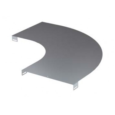 LK0053ZL | Крышка на угол горизонтальный 90°, осн.500, R300, 1.0мм, цинк-ламельное