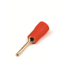 Наконечник штыревой круглый с изолир.фланцем 0,25-1,5 кв.мм 1,7х11,5 мм (НШКИ)