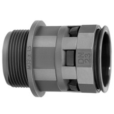 Муфта труба-коробка DN 36 мм, М40х1,5, полиамид, цвет черный