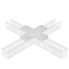 Пластина соединительная Х-образная, нержавеющая сталь