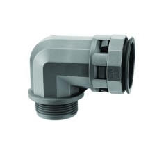 Муфта 90 грд. труба-коробка DN 29 мм, М32х1,5, полиамид, цвет черный