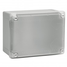 Коробка ответвит. с гладкими стенками, прозрачная, IP56, 240х190х90мм