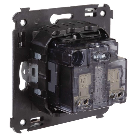 4412003 | Розетка в стену, 2P+E, с з/ш, Avanti, Черный матовый-3