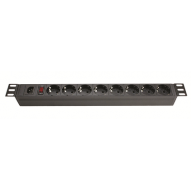R519SH8OPSHC14 | Блок розеток для 19" шкафов, 8 розеток S